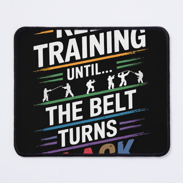 Item preview, Karate Gifts Keep Training Until The Belt Turns Black designed and sold by yamegift.
