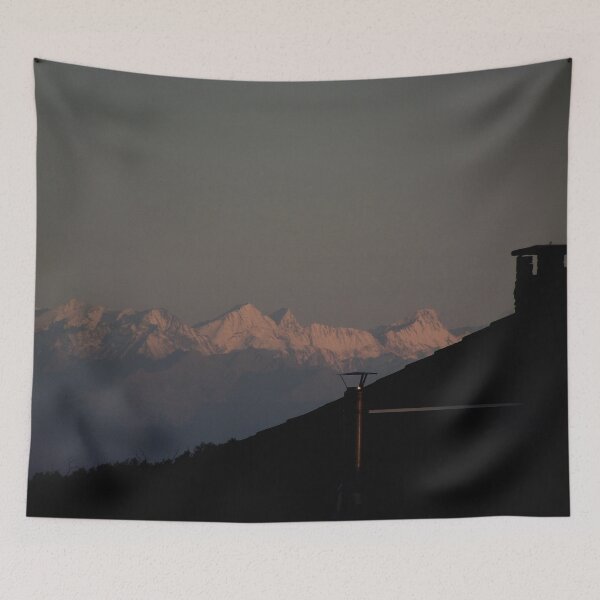 Item preview, View of Snowy Alps Mountains designed and sold by Quoppidou.