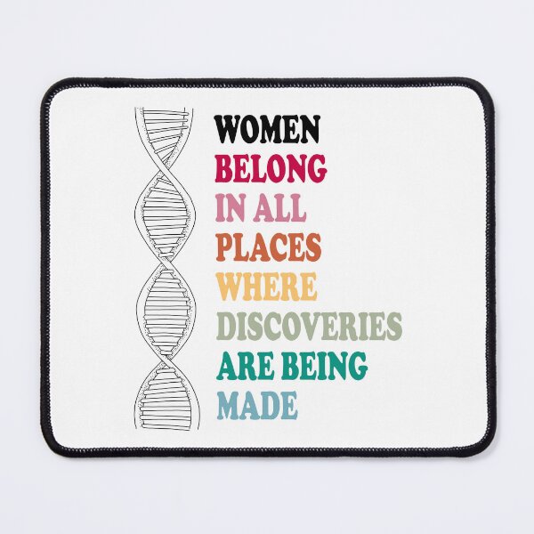 Item preview, Women Belong in Science, Feminist and STEM Girl Empowerment designed and sold by ScienceCorner.