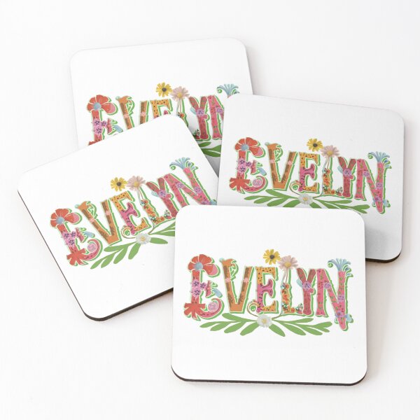 Item preview, evelyn name flowers funny cool best color art  designed and sold by bukajart.