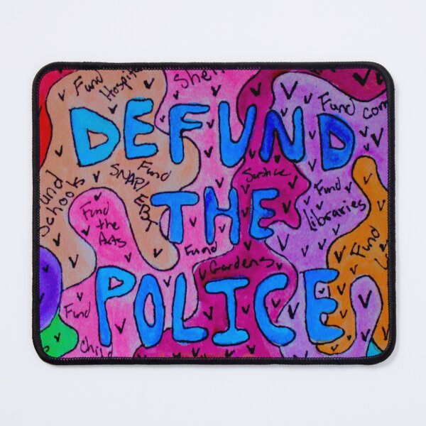 Item preview, Defund The Police designed and sold by M$. Rebel Kitty Kunzite The Glitter Alchemist.