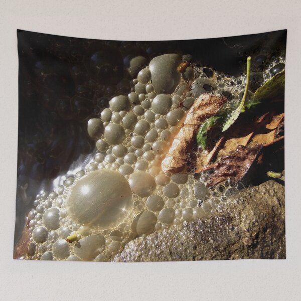 Item preview, Burbujas de espuma en el agua del río designed and sold by Quoppidou.