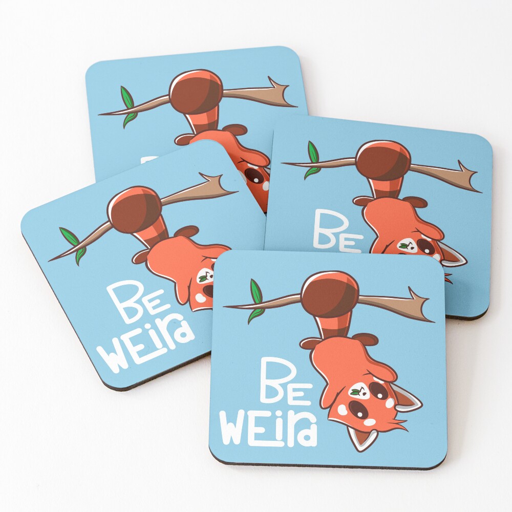Item preview, Coasters (Set of 4) designed and sold by RedPandaTee.