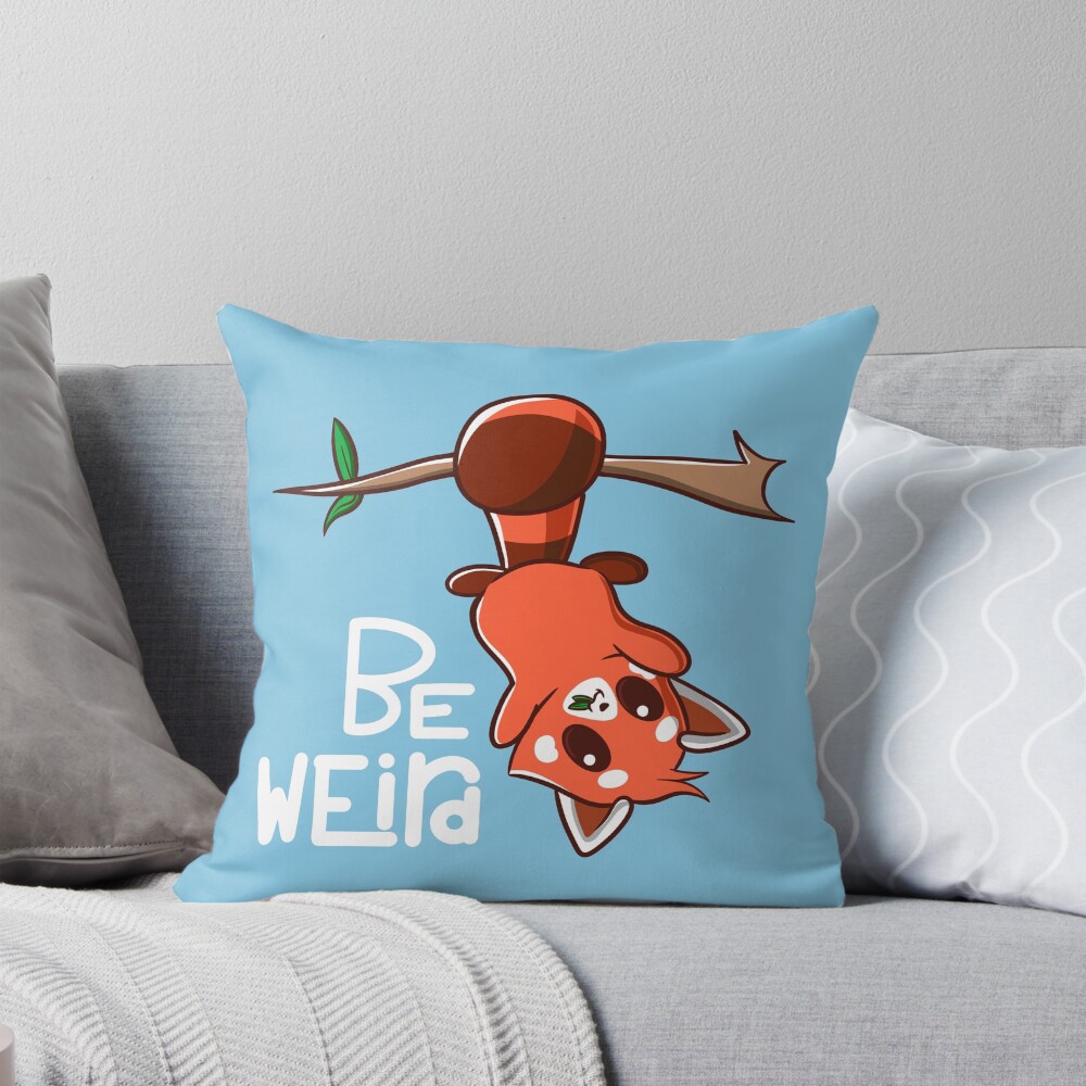 Item preview, Throw Pillow designed and sold by RedPandaTee.