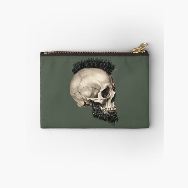 Item preview, Skull with Mohawk and beard designed and sold by CruzCore.