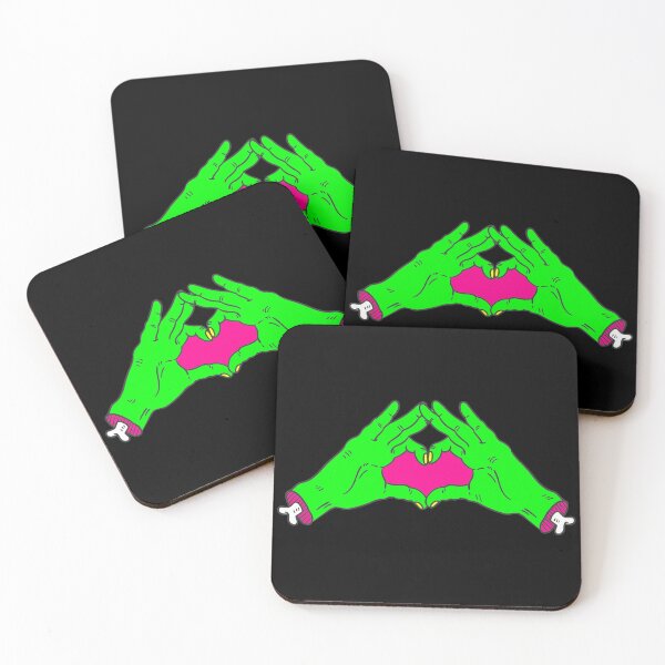 Item preview, zombie love heart hands halloween valentine  designed and sold by Gossip Rag.