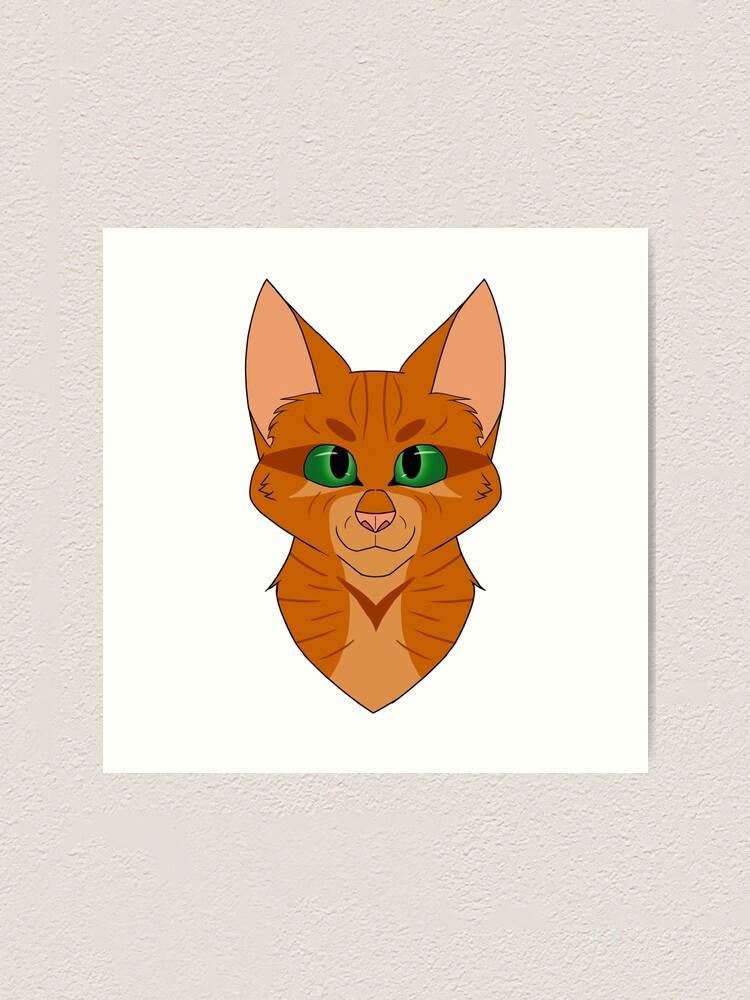 Firestar Cat Warrior Cats Hyper Realistic · Creative Fabrica