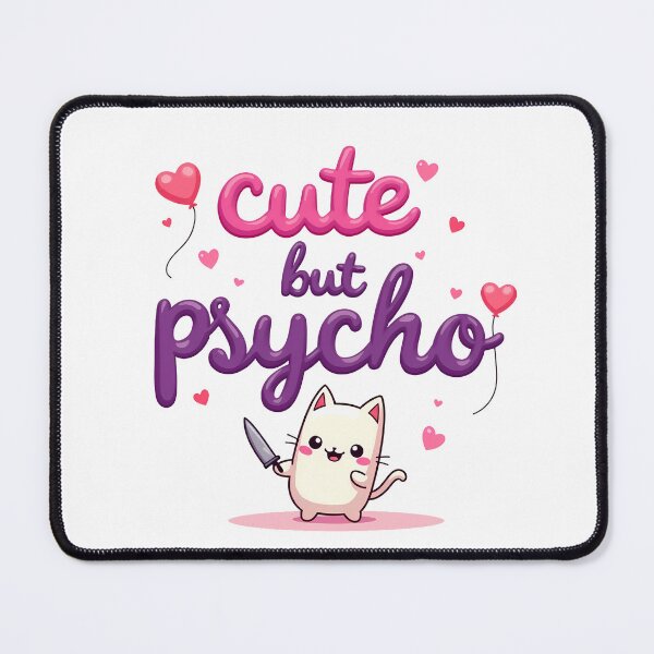 Item preview, "CUTE BUT PSYCHO" cat edition designed and sold by Tecno-Art-Land.