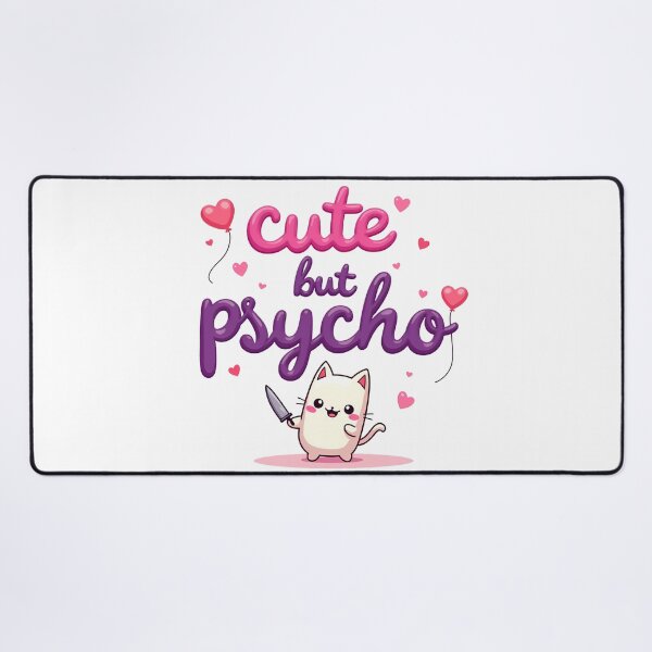Item preview, "CUTE BUT PSYCHO" cat edition designed and sold by Tecno-Art-Land.