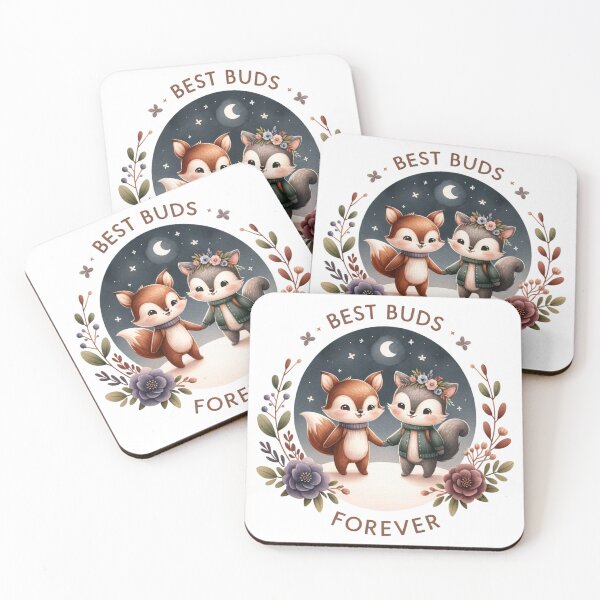 Item preview, Best Buds Forever designed and sold by My Joyful Charm Store.