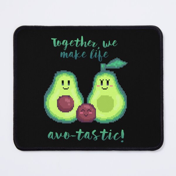 Item preview, pixel art together, we make life avo-tastic! avocado kawaii family designed and sold by ZerpaGiovanna.