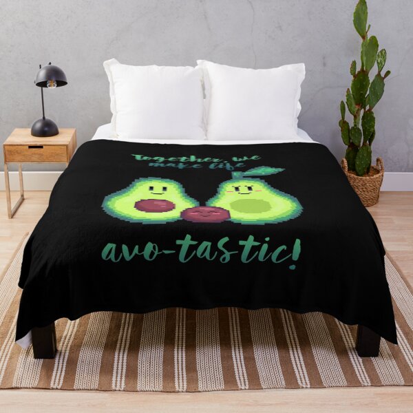 Item preview, pixel art together, we make life avo-tastic! avocado kawaii family designed and sold by ZerpaGiovanna.