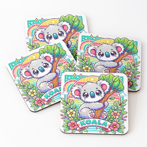 Item preview, Koala chibi retro touch designed and sold by JonelleTshirts.