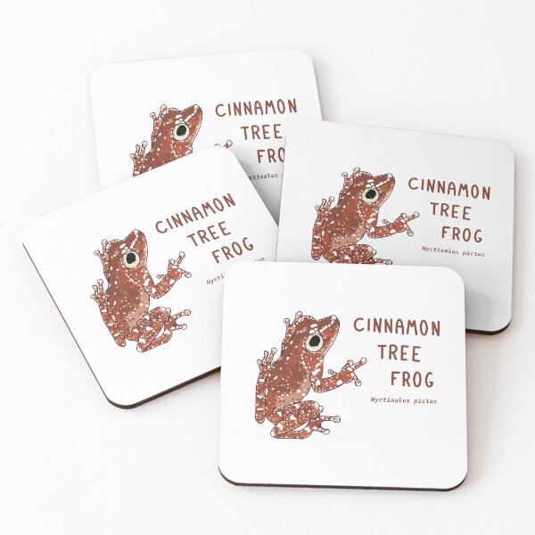 Item preview, Cinnamon Tree Frog (Nyctixalus pictus) designed and sold by HanShapsDesigns.