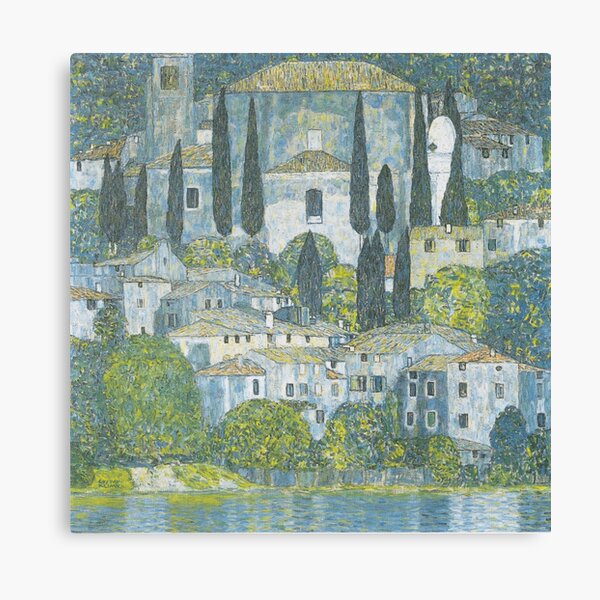 Aperçu de l'œuvre Gustav Klimt - Église De Cassone créée et vendue par irynaartbyim.