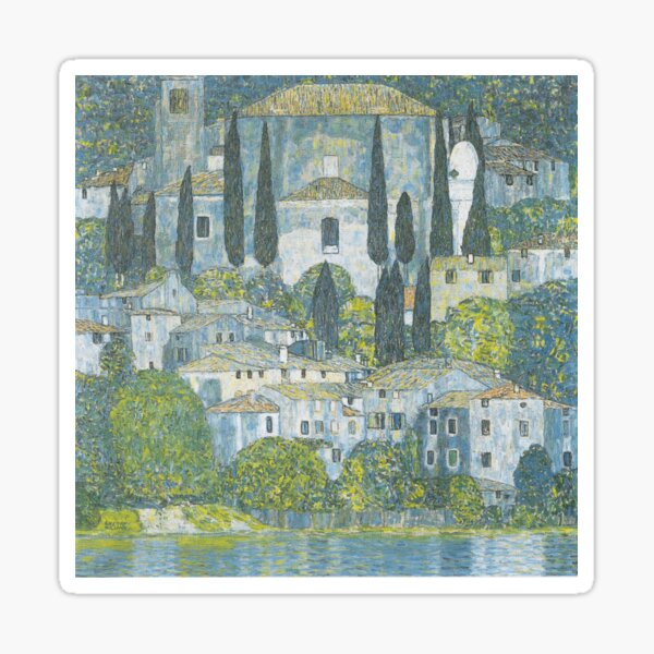 Aperçu de l'œuvre Gustav Klimt - Église De Cassone créée et vendue par irynaartbyim.