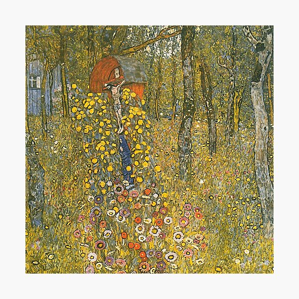 Item preview, Gustav Klimt - Jardin de ferme avec crucifix 1912 designed and sold by irynaartbyim.