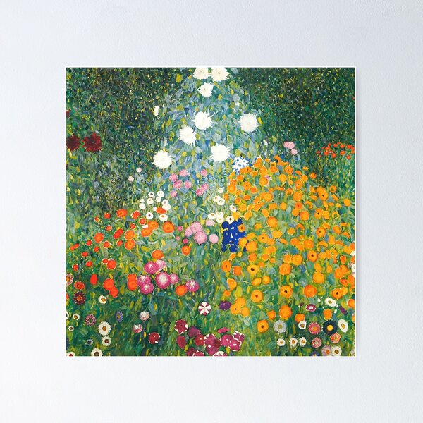 Item preview, Gustav Klimt - Flower Garden 1907 designed and sold by irynaartbyim.