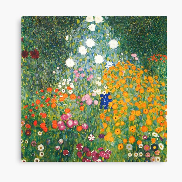 Aperçu de l'œuvre Gustav Klimt - Jardin de fleurs 1907 créée et vendue par irynaartbyim.