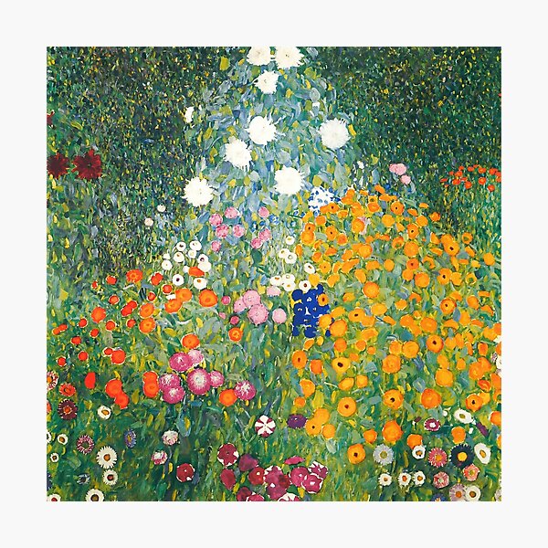 Item preview, Gustav Klimt - Jardin de fleurs 1907 designed and sold by irynaartbyim.