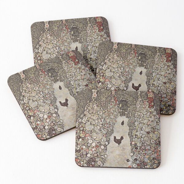 Item preview, Gustav Klimt - Garden With Roosters designed and sold by irynaartbyim.