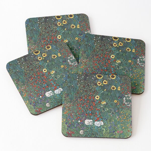 Item preview, Gustav Klimt - Farm Garden With Sunflowers 1907 Trivium Art History 1 designed and sold by irynaartbyim.