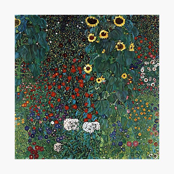 Item preview, Gustav Klimt - Jardin de ferme aux tournesols 1907 Trivium Histoire de l'art 1 designed and sold by irynaartbyim.