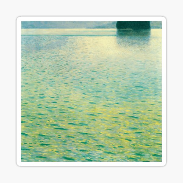 Aperçu de l'œuvre Gustav Klimt - Île Dans L'Attersee créée et vendue par irynaartbyim.