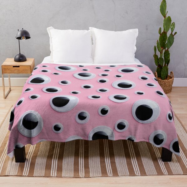 Item preview, Goofy Eyes On Pink Background Pattern Design designed and sold by PNGShop.
