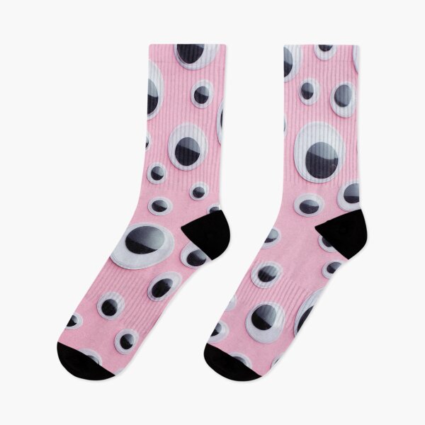 Item preview, Goofy Eyes On Pink Background Pattern Design designed and sold by PNGShop.