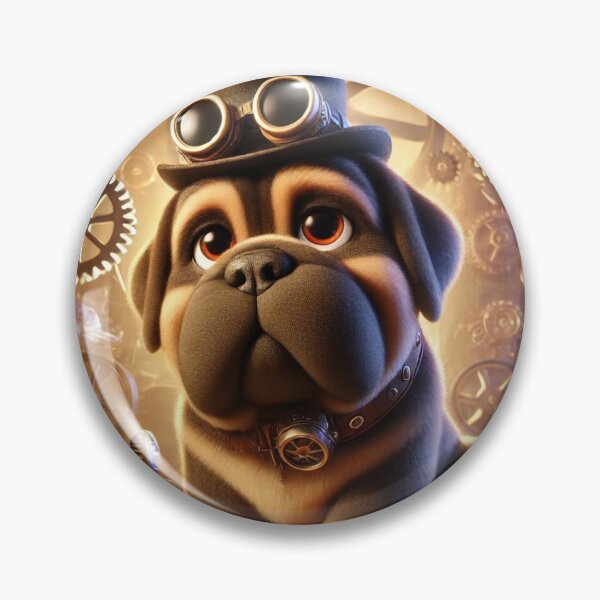Item preview, Steampunk Neapolitan Mastiff designed and sold by Sillytoe.