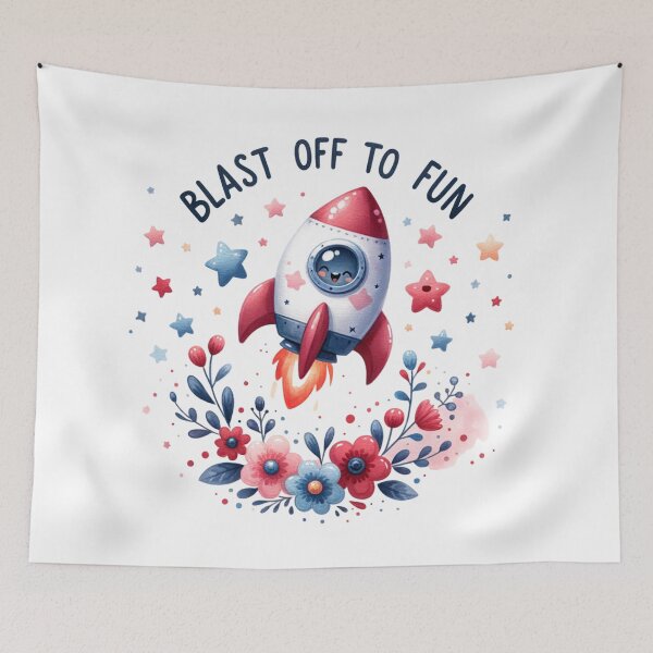 Item preview, Blast Off to Fun designed and sold by My Joyful Charm Store.