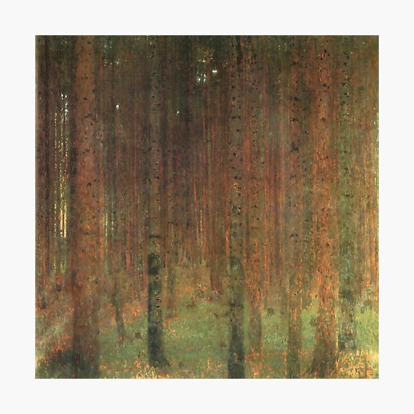 Item preview, Gustav Klimt - Forêt de pins 2 designed and sold by irynaartbyim.