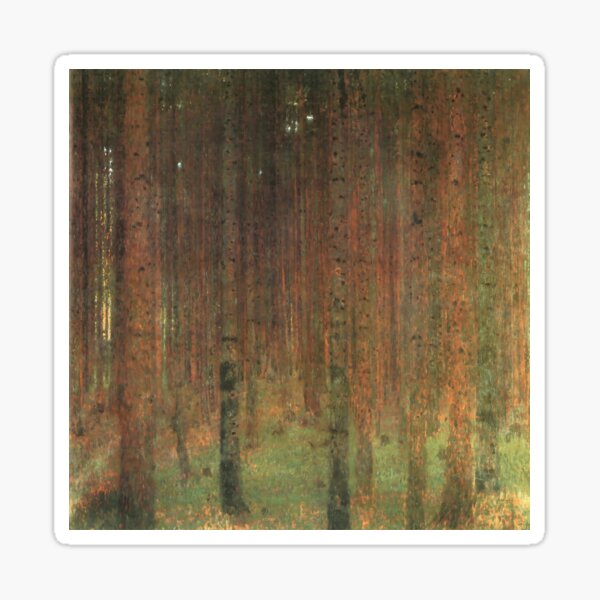 Aperçu de l'œuvre Gustav Klimt - Forêt de pins 2 créée et vendue par irynaartbyim.
