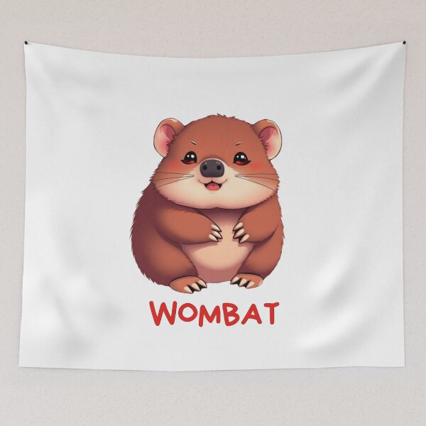 Item preview, Cute Wombat designed and sold by pUNKnown.