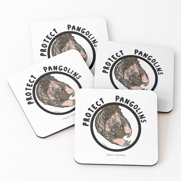 Item preview, Protect Pangolins Sabah, Borneo  designed and sold by HanShapsDesigns.