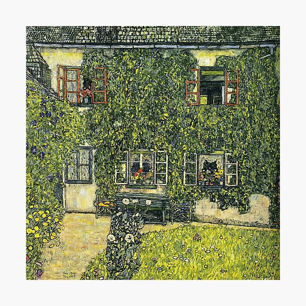 Item preview, Gustav Klimt - La Maison Guardaboschi designed and sold by irynaartbyim.