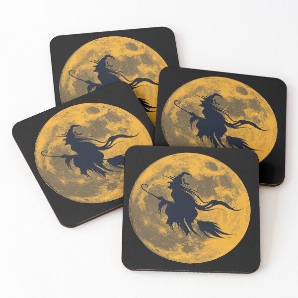 Item preview, Witch silhouette night moon, cool halloween sweater designed and sold by Kirei-Lily.