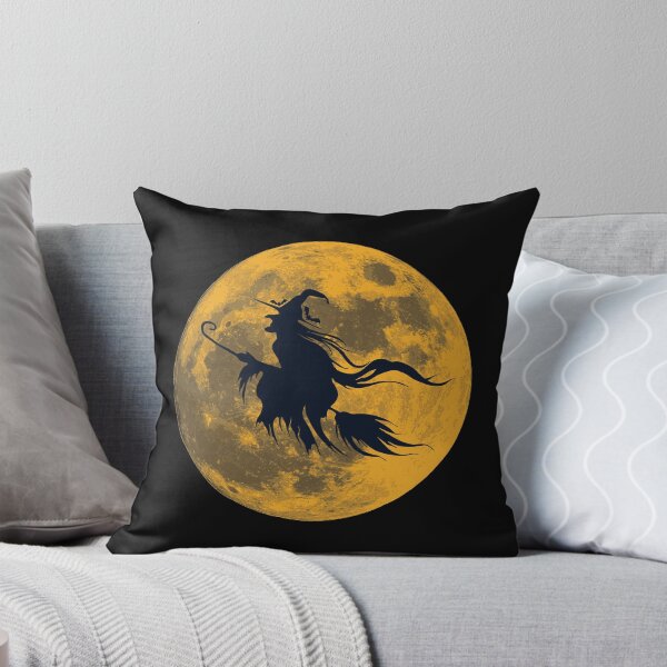 Item preview, Witch silhouette night moon, cool halloween sweater designed and sold by Kirei-Lily.