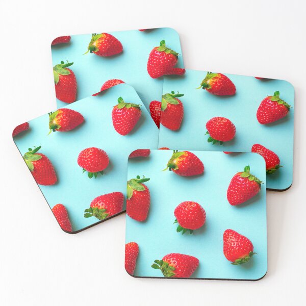 Item preview, Red Delicious Strawberries Pattern Design designed and sold by PNGShop.