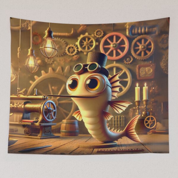 Item preview, Steampunk Needlefish designed and sold by Sillytoe.