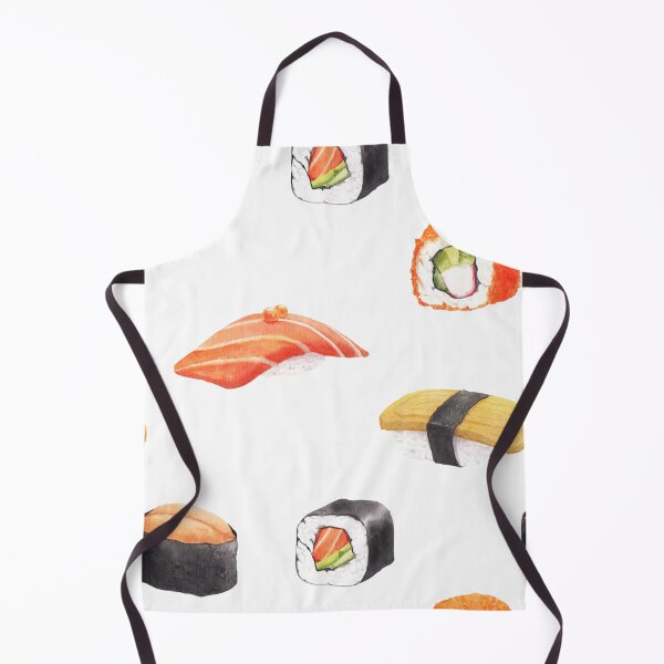 Item preview, Delicious Sushi Food Pattern Design designed and sold by PNGShop.