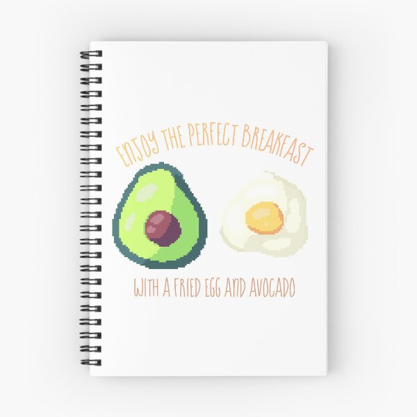 Item preview, Pixel art of avocado with fried egg breakfast designed and sold by ZerpaGiovanna.