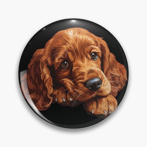 Artikelvorschau, Irish Setter Welpe entworfen und verkauft von VelvetRoom.
