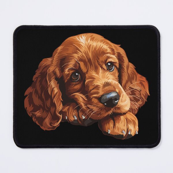 Artikelvorschau, Irish Setter Welpe entworfen und verkauft von VelvetRoom.