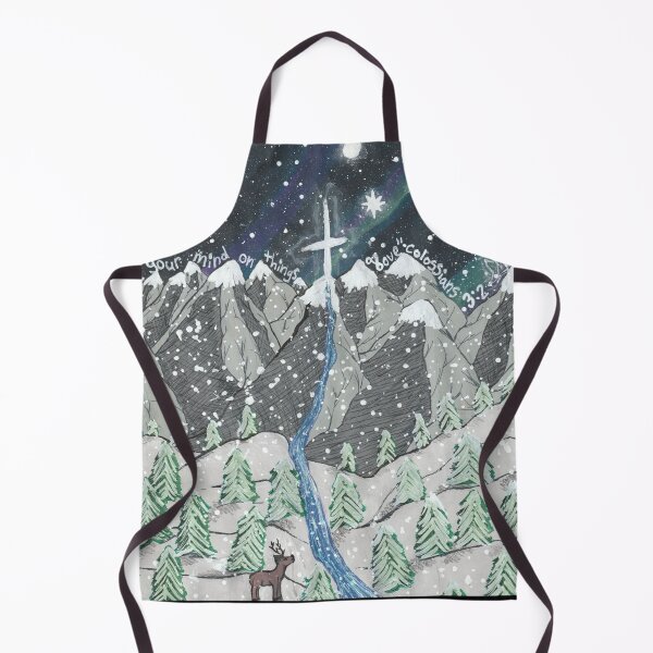 Item preview, "Set Your Mind on Things Above - Christian Mountain Art" designed and sold by Create With Christ.