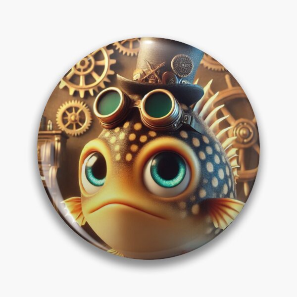 Item preview, Steampunk Neptune Grouper designed and sold by Sillytoe.
