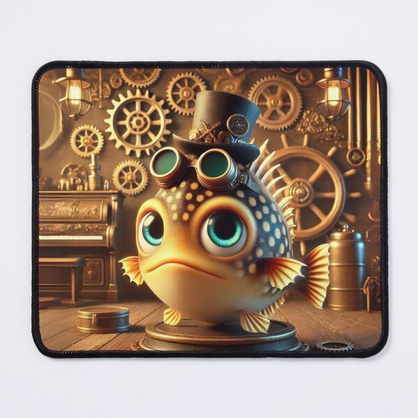 Item preview, Steampunk Neptune Grouper designed and sold by Sillytoe.