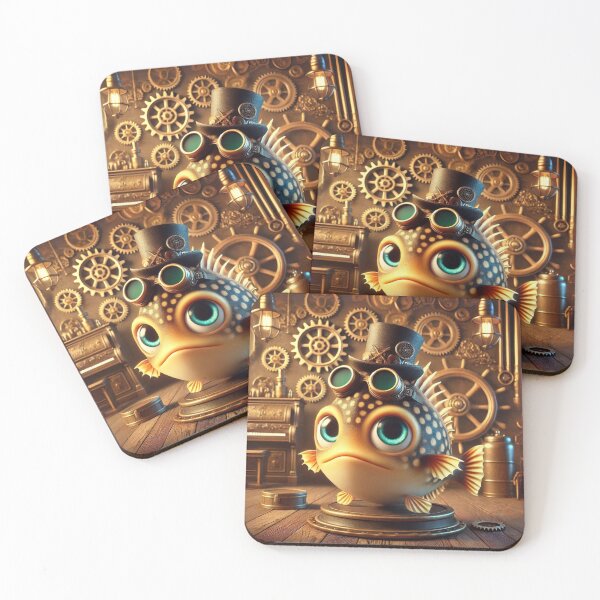 Item preview, Steampunk Neptune Grouper designed and sold by Sillytoe.