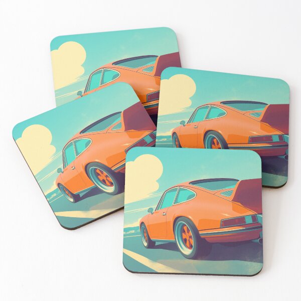 Item preview, Vista trasera del Porsche 964 RS designed and sold by blackdogshop.